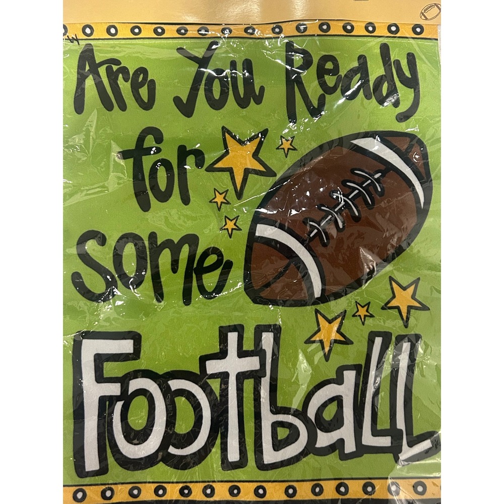 Robert Stanley Signature Collection Garden Flag Are You Ready for Football - Picture 5 of 5